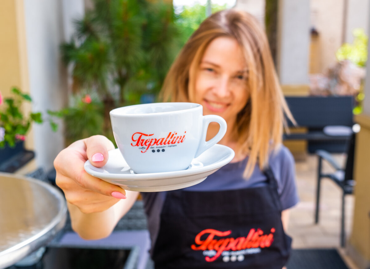 Čerstvá káva ke snídani v Hotelu TOMMY