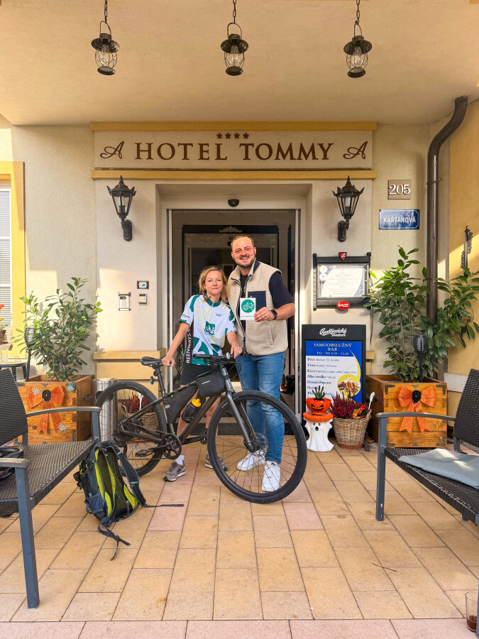 Kontrola certifikace Cyklisté vítáni v Hotelu TOMMY