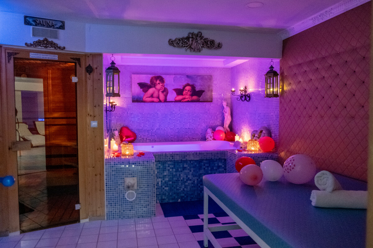 Soukromé romantické wellness Angel v Hotelu TOMMY