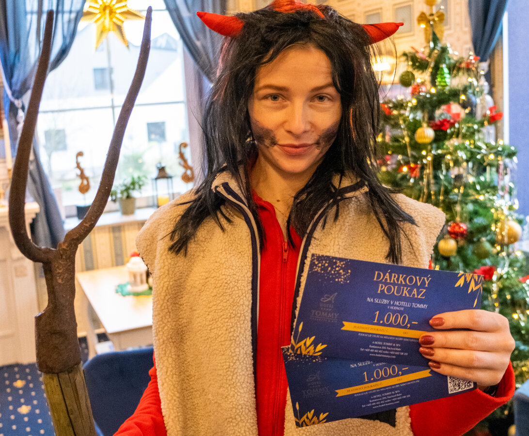 Elegantní dárkový poukaz Hotelu TOMMY