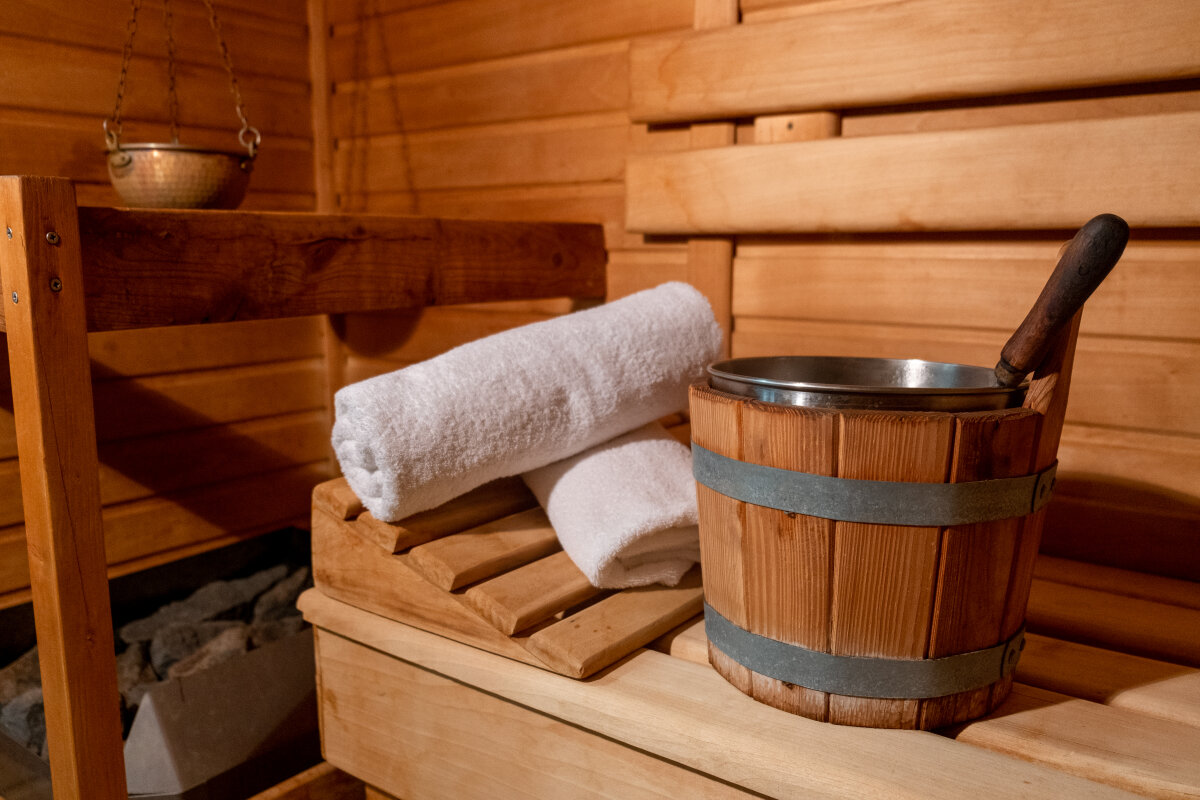Veřejná finská sauna Angel v Hotelu TOMMY