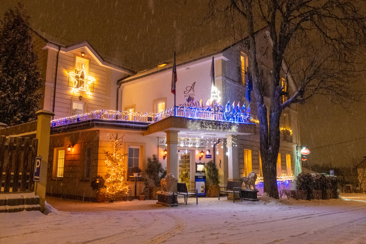Hotel TOMMY v zimě